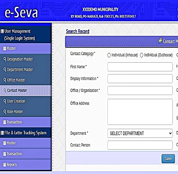 File & Letter Tracking System Web Version